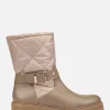 Yokono Bottines | Botte à Cheville Plate BERNA-003 Beige