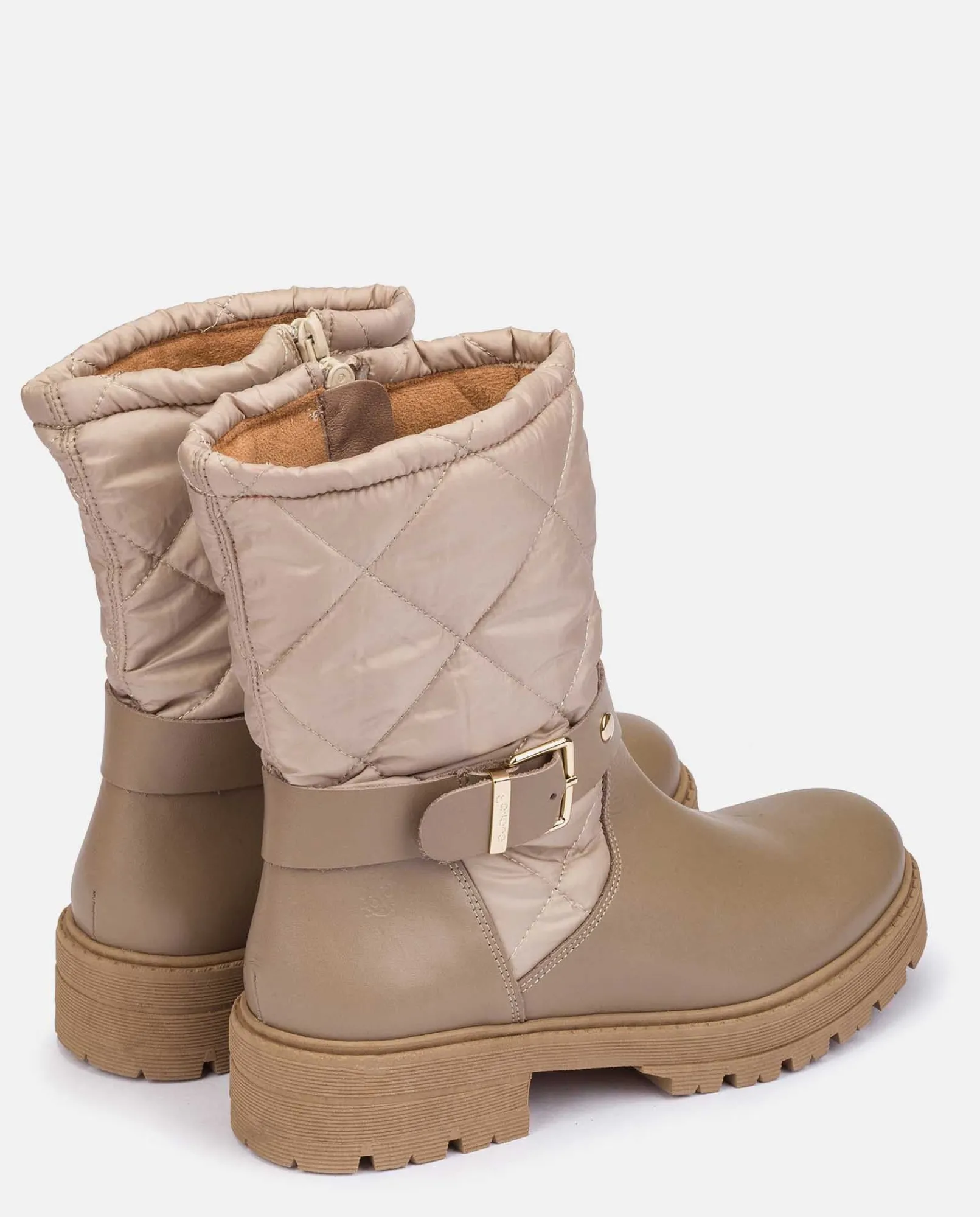 botte__cheville_plate_ber_4.webp Yokono Bottines | Botte à Cheville Plate BERNA-003 Beige