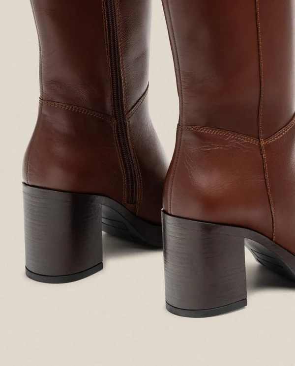 Yokono Bottes | Botte à Talon KOLIN-008 Marron