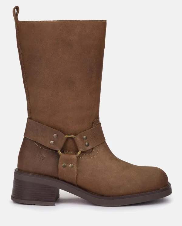 Yokono Bottes | Botte Plate SPA-003 Marron