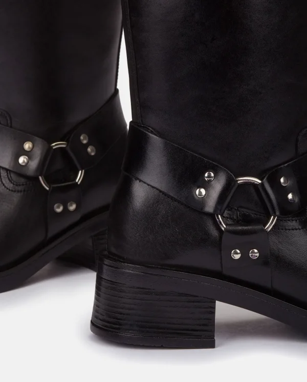 Yokono Bottines | Bottes | Botte Plate SPA-003 Noir
