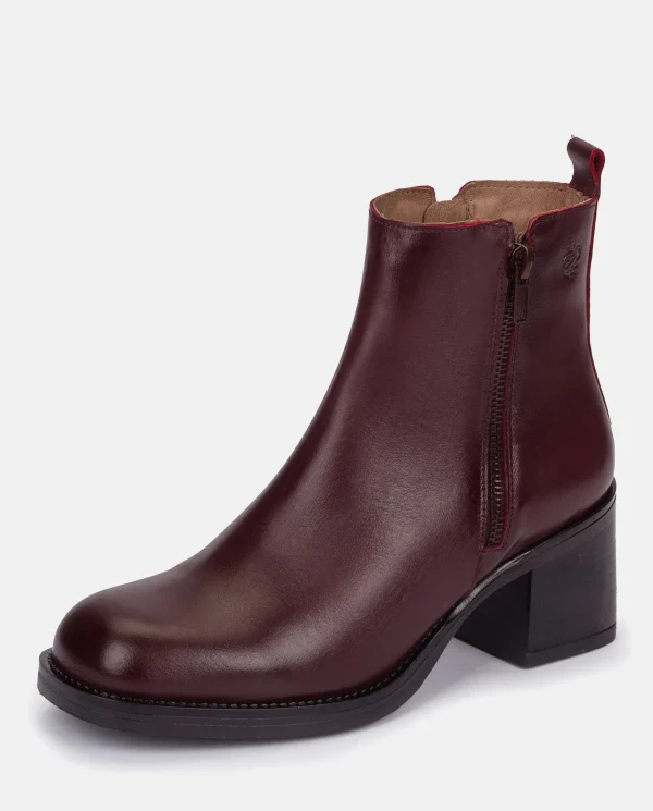 Yokono Bottines | Bottine à Talon LANDAS-002 Bordeaux