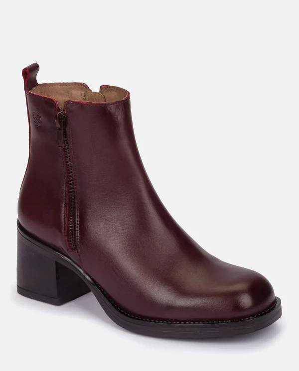 Yokono Bottines | Bottine à Talon LANDAS-002 Bordeaux