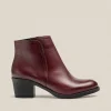 Yokono Bottines | Bottine à Talon LILLE-016 Bordeaux