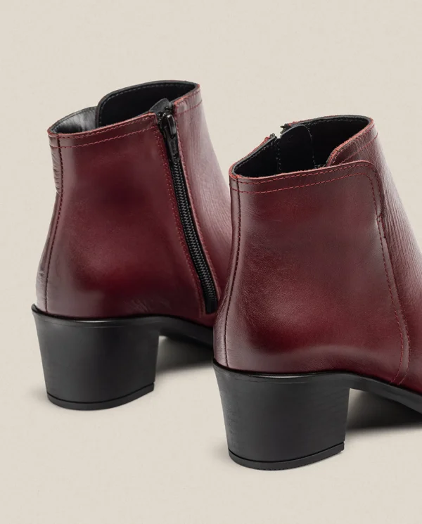 Yokono Bottines | Bottine à Talon LILLE-016 Bordeaux