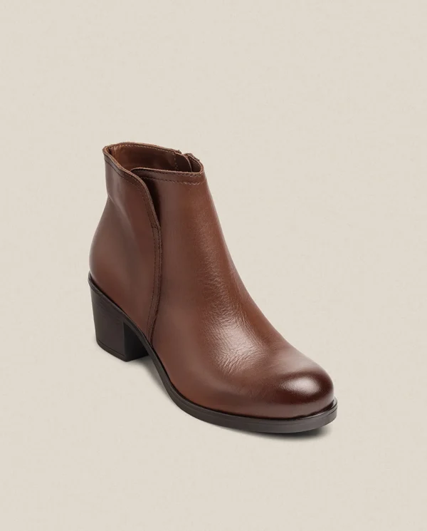 Yokono Bottines | Bottine à Talon LILLE-016 Marron