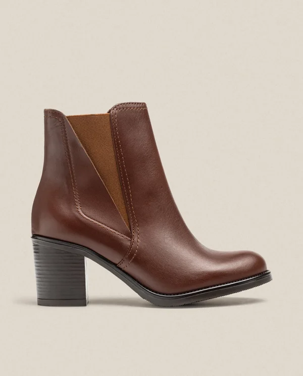 Yokono Bottines | Bottine à Talon ORNE-002 Marron