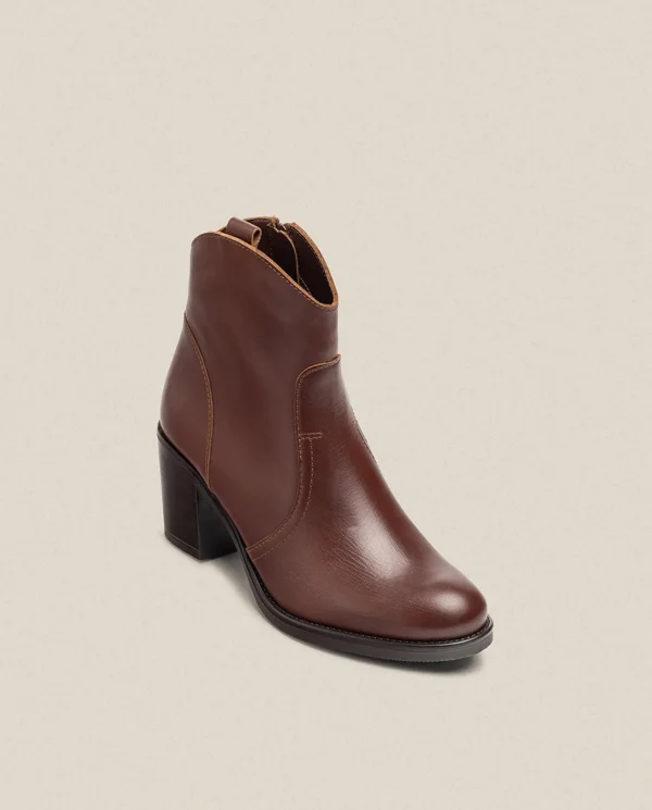 Yokono Bottines | Bottine à Talon ORNE-003 Marron