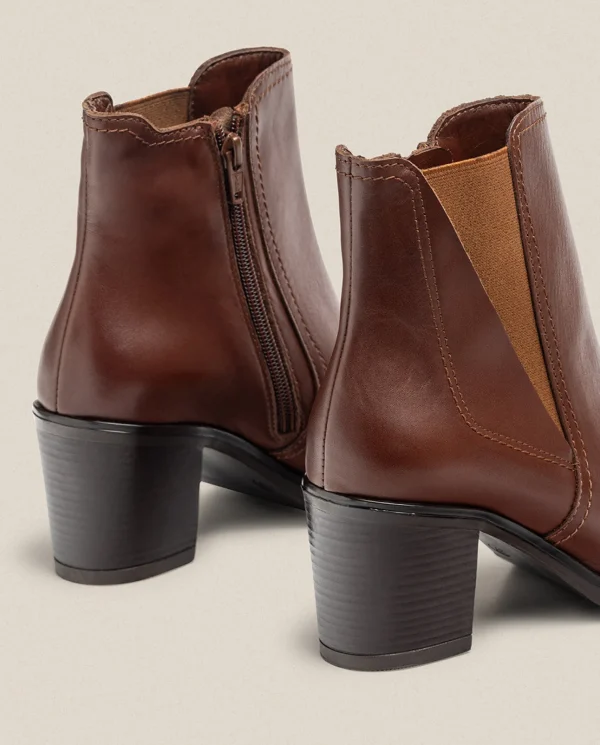 Yokono Bottines | Bottine à Talon ORNE-002 Marron