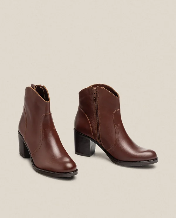 Yokono Bottines | Bottine à Talon ORNE-003 Marron