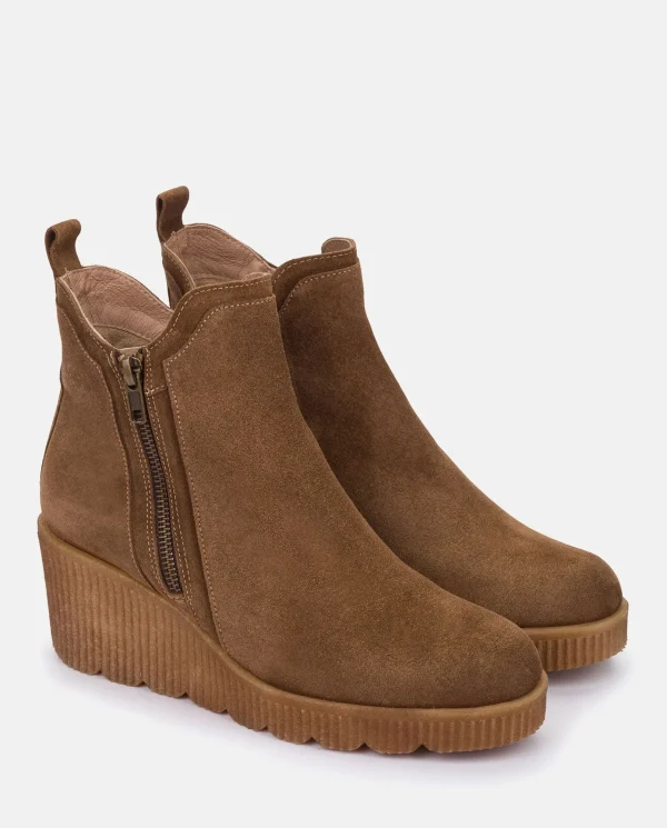 Yokono Bottines | Bottine Compensée MADONA-002 Marron