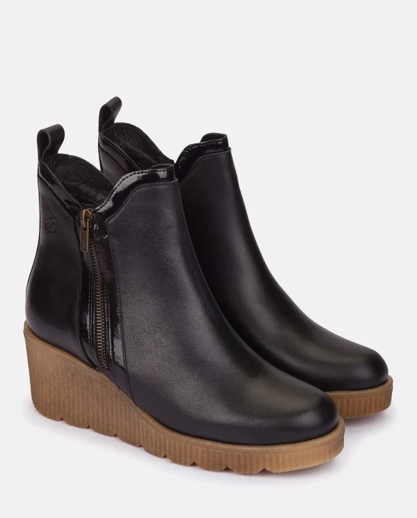 Yokono Bottines | Bottine Compensée MADONA-002 Noir