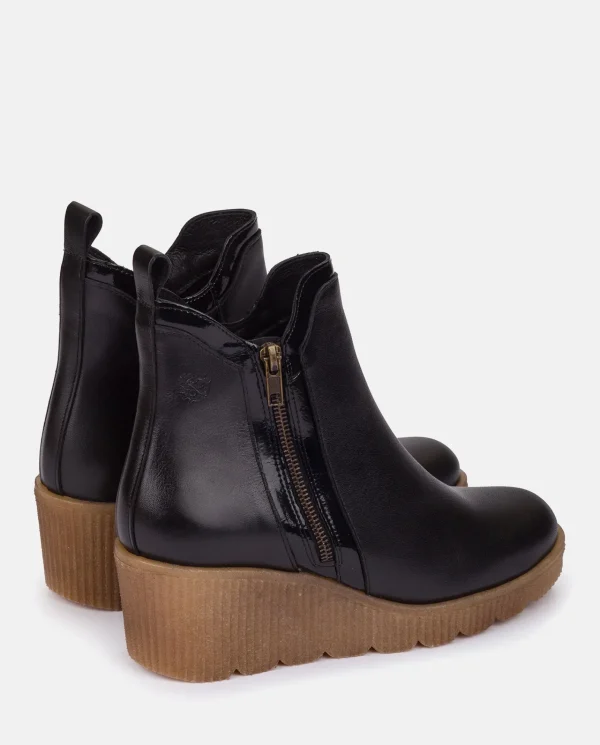 Yokono Bottines | Bottine Compensée MADONA-002 Noir