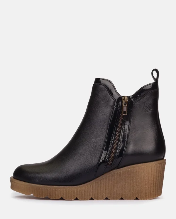 Yokono Bottines | Bottine Compensée MADONA-002 Noir