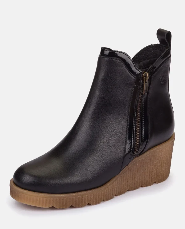 Yokono Bottines | Bottine Compensée MADONA-002 Noir