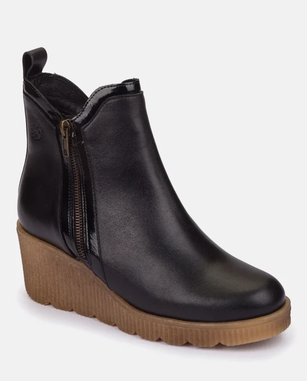 Yokono Bottines | Bottine Compensée MADONA-002 Noir