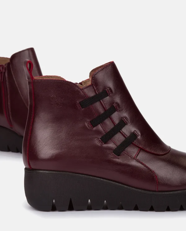 Yokono Bottines | Bottine Plate ATENAS-033 Bordeaux