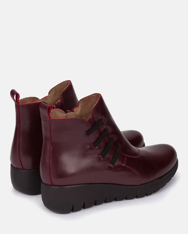 Yokono Bottines | Bottine Plate ATENAS-033 Bordeaux