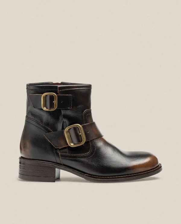 Yokono Bottines | Bottine Plate MONS-006 Marron