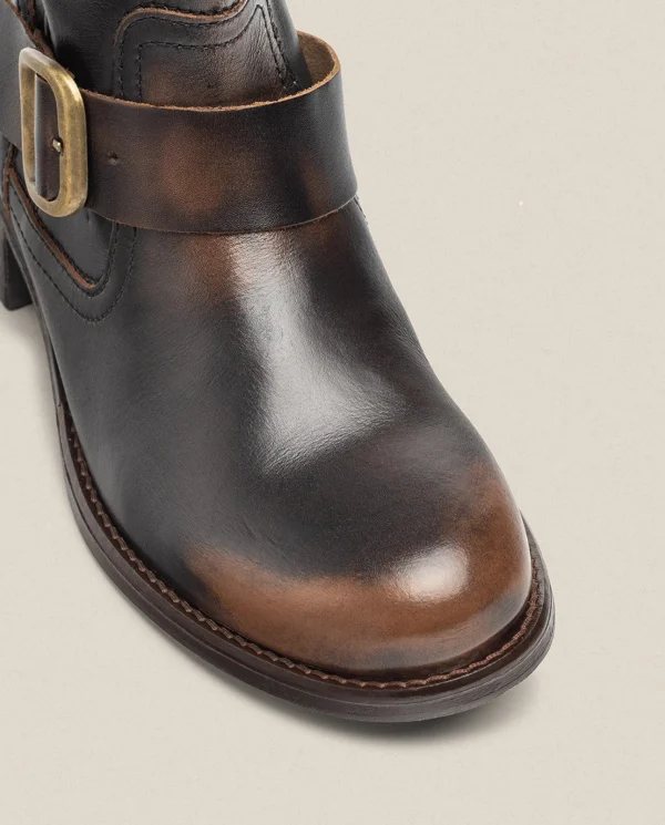 Yokono Bottines | Bottine Plate MONS-006 Marron