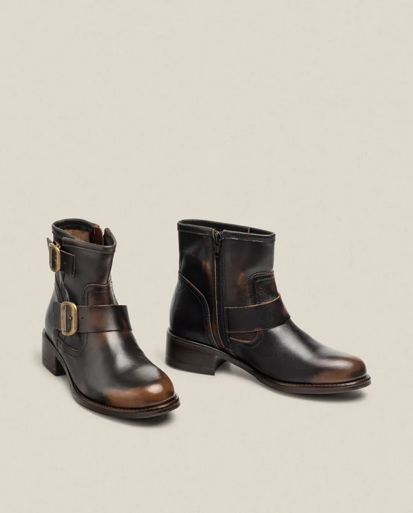 Yokono Bottines | Bottine Plate MONS-006 Marron