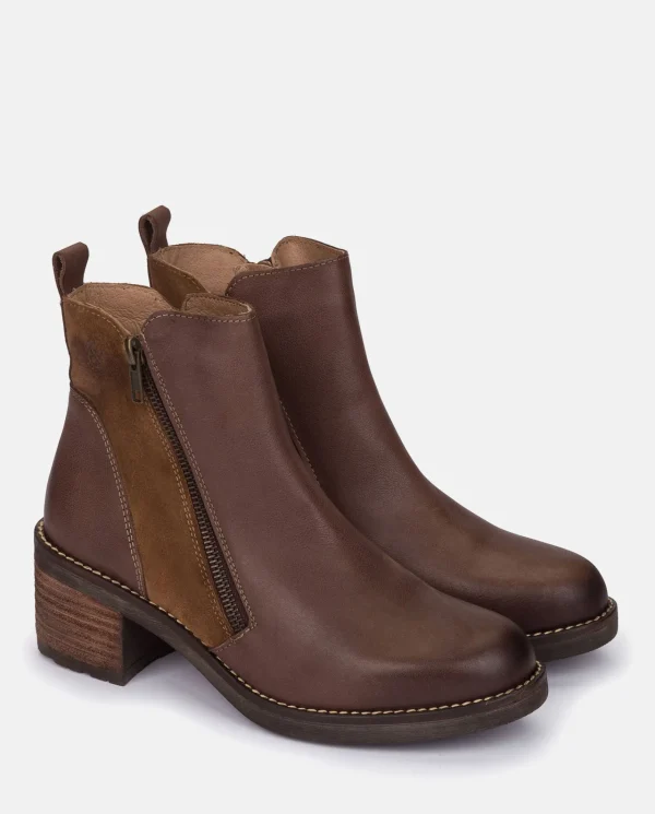 Yokono Bottines | Bottines à Talon MESINA-002 Marron