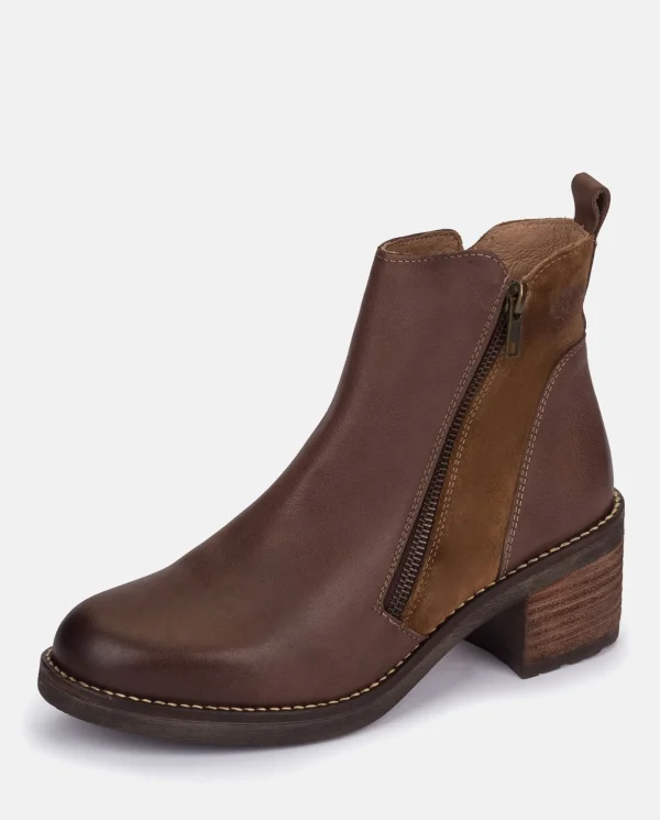 Yokono Bottines | Bottines à Talon MESINA-002 Marron