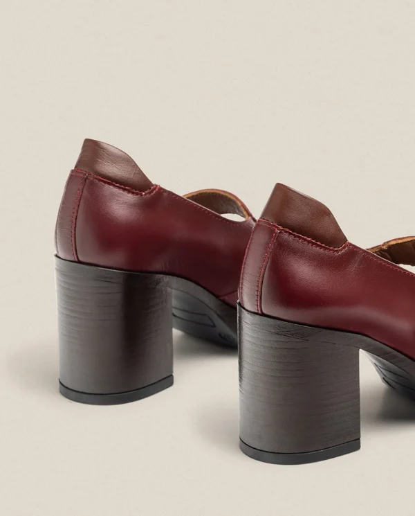 Yokono Chaussures | Chaussure à Talon KOLIN-010 Bordeaux