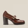 Yokono Chaussures | Chaussure à Talon KOLIN-010 Marron