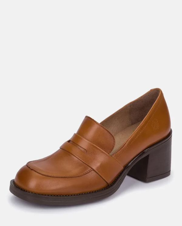 Yokono Chaussures | Chaussure à Talon LANDAS-001 Marron