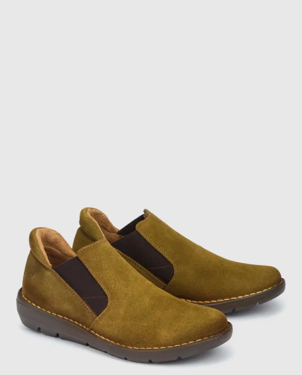 Yokono Chaussures | Chaussure Compensée Lyon 003 Vert