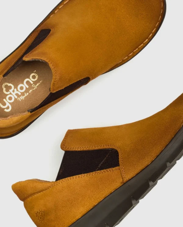 Yokono Chaussures | Chaussure Compensée Lyon 003 Marron