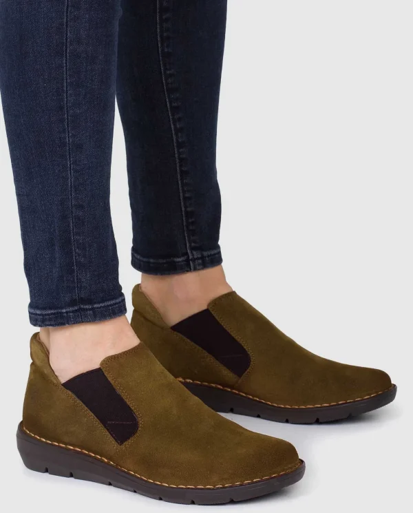 Yokono Chaussures | Chaussure Compensée Lyon 003 Vert