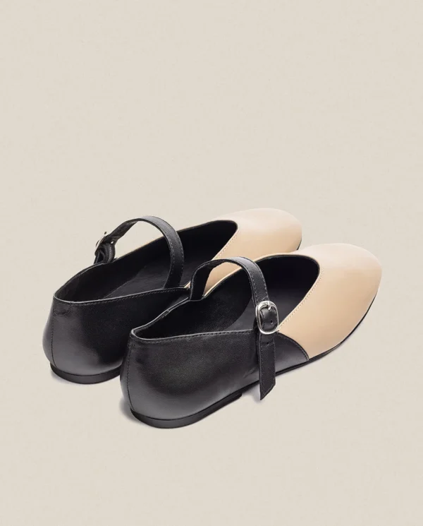 Yokono Chaussures | Ballerines | Chaussure Plate ARI-001 Beige