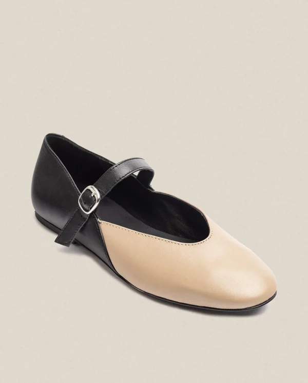 Yokono Chaussures | Ballerines | Chaussure Plate ARI-001 Beige