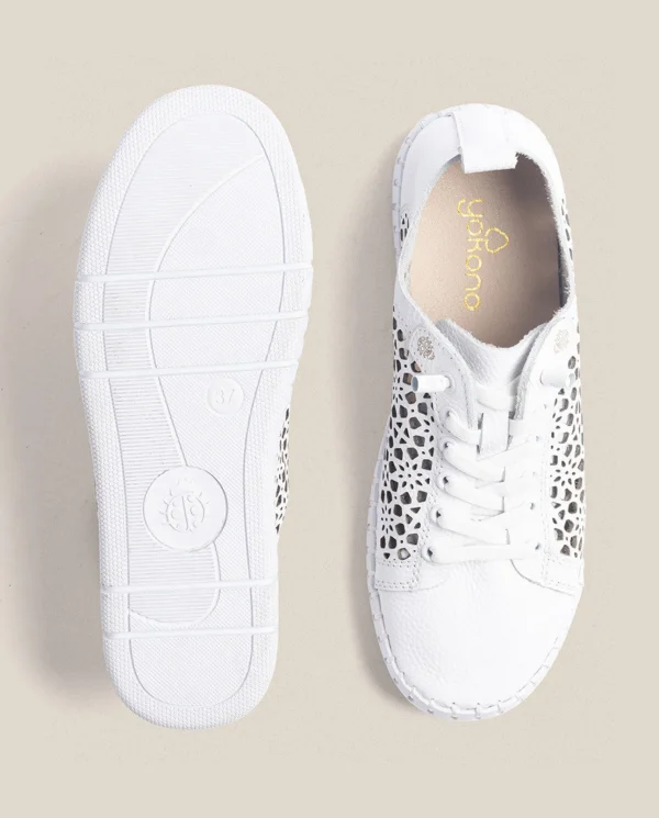 Yokono Sneakers | Chaussure Plate FLOW-002 Blanc