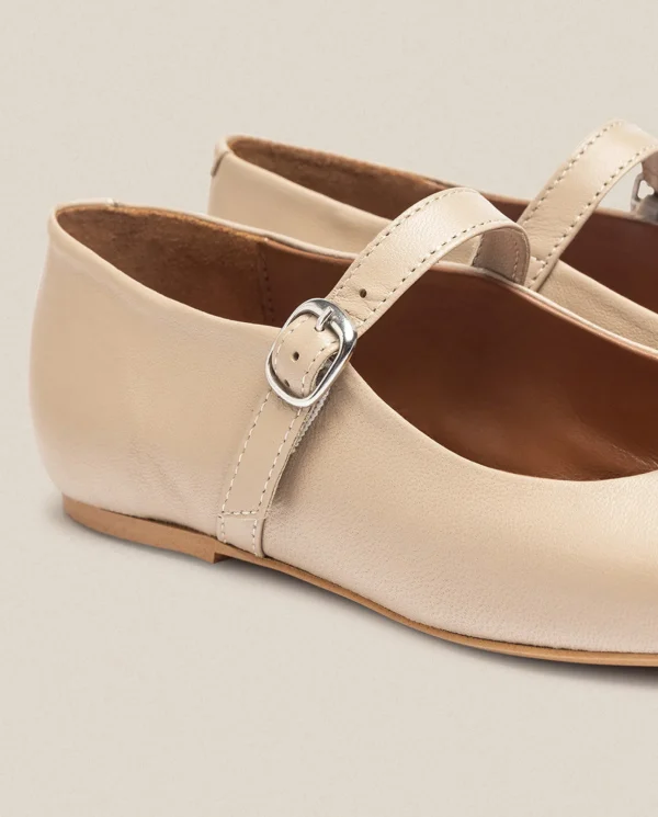 Yokono Ballerines | Chaussures | Chaussure Plate LENNA-001 Beige