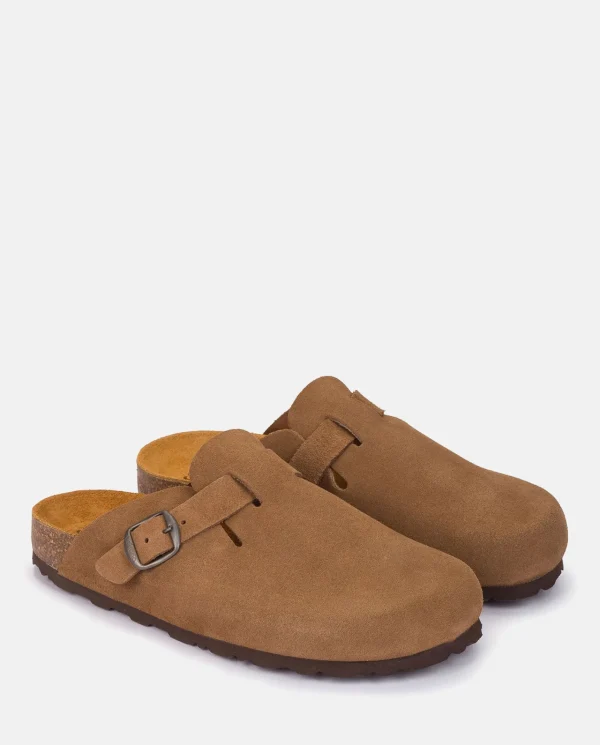 Yokono Sabots | Sandales Plates | Flat Shoe ZUECO-599 Brown