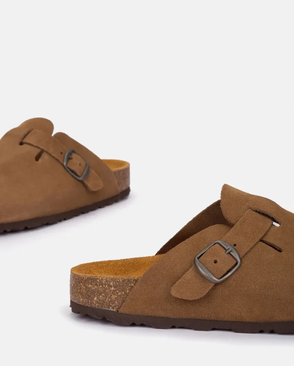 Yokono Sabots | Sandales Plates | Flat Shoe ZUECO-599 Brown