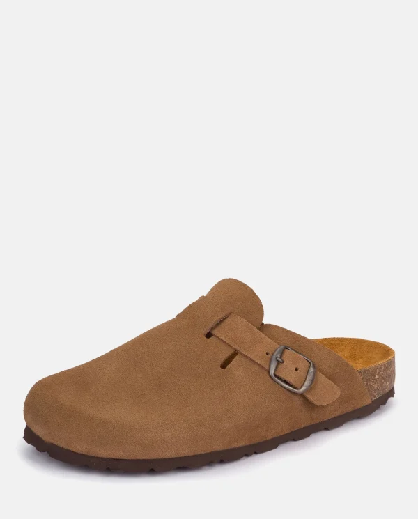 Yokono Sabots | Sandales Plates | Flat Shoe ZUECO-599 Brown