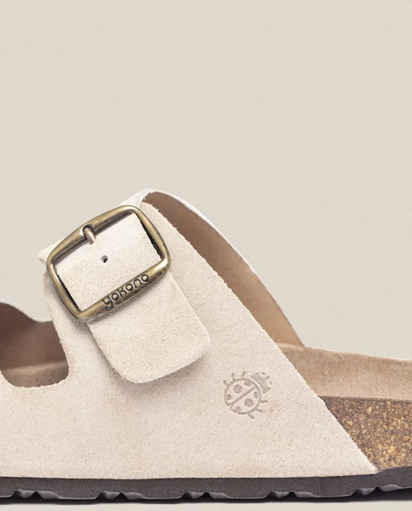 Homme Yokono Sandales | Sandalia Plana Macam 150 Beige