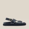 Homme Yokono Sandales | Sandalia Plana Man 002 Negro