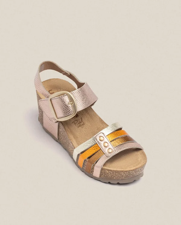 Yokono Sandales À Semelles Compensées | Wedge Sandal BARI 304 Pink